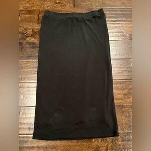 Good American Micro Ribbed Midi Skirt size XL